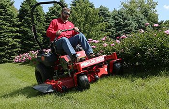 World Lawn mower in action